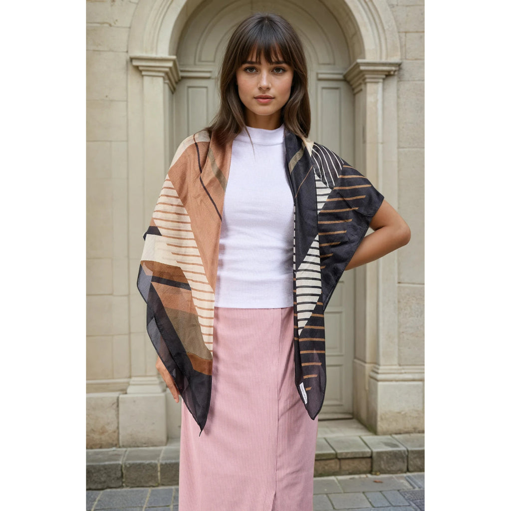 Jade Square Silk Scarf