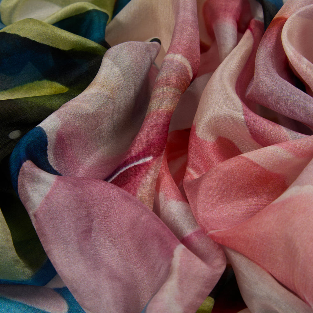 Jacinta Floral Silk Scarf