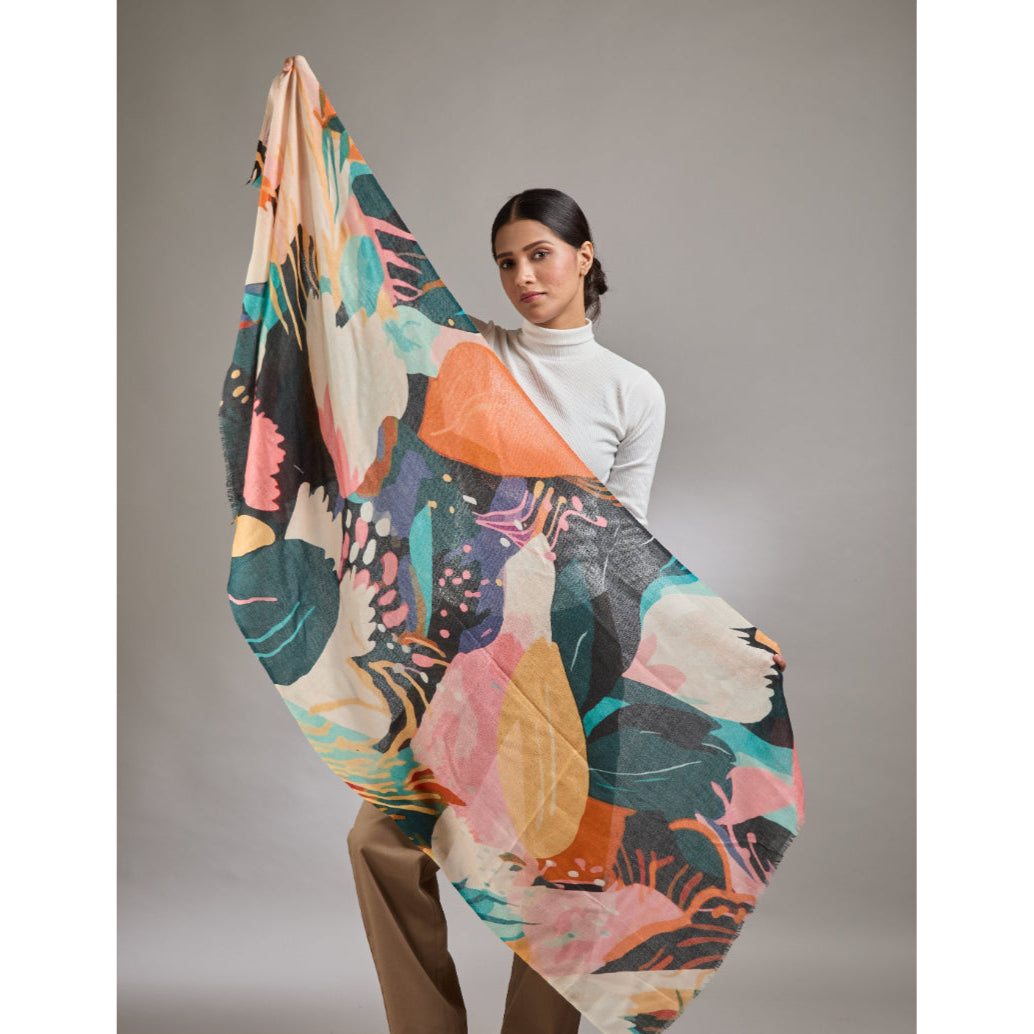 Satin Merino Wool Scarf