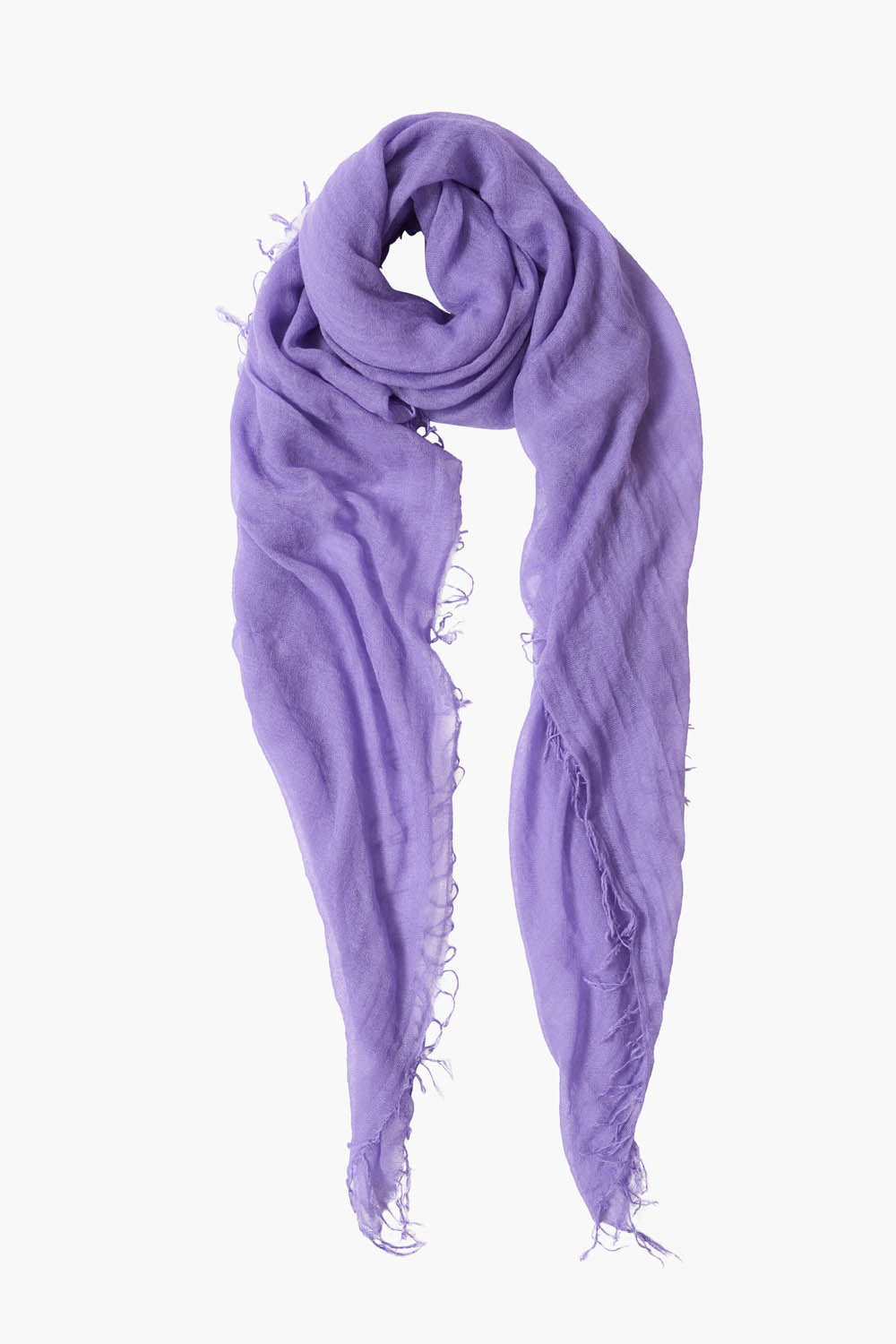 Cashmere and Silk Scarf Purple