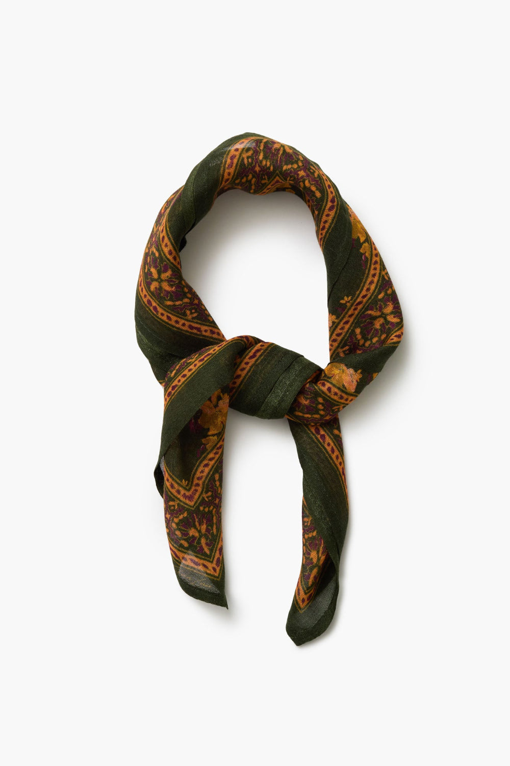 Lily Floral Bandana Kombu Green