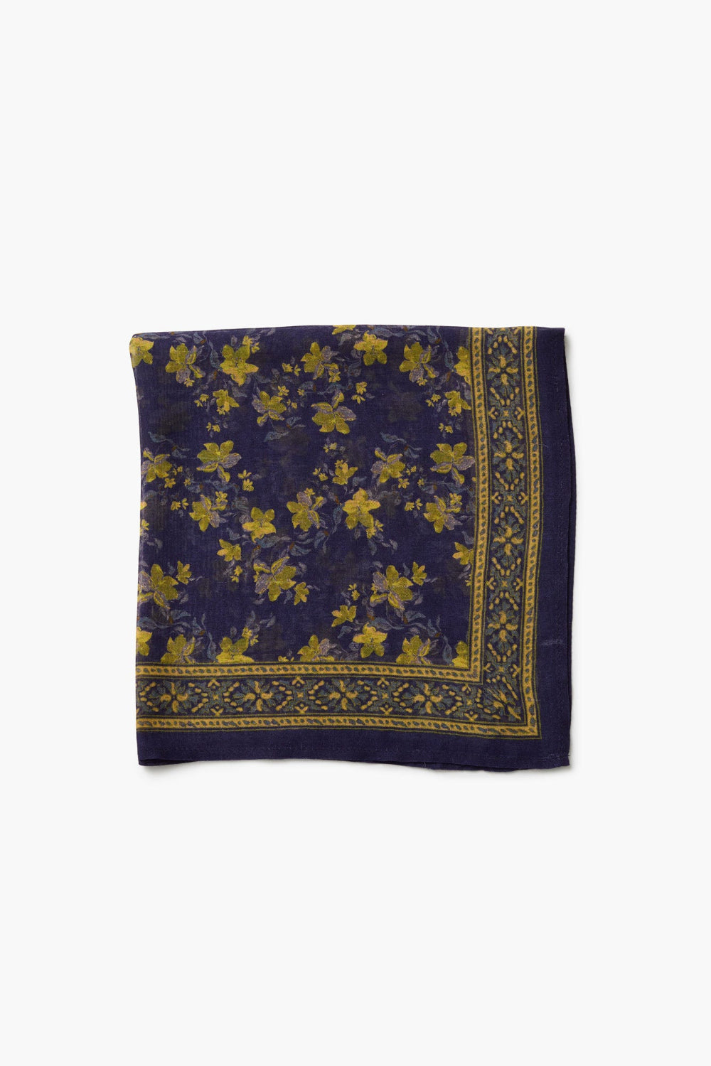 Lily Floral Bandana Medieval Blue