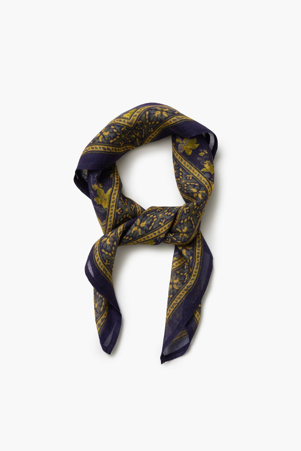 Lily Floral Bandana Medieval Blue