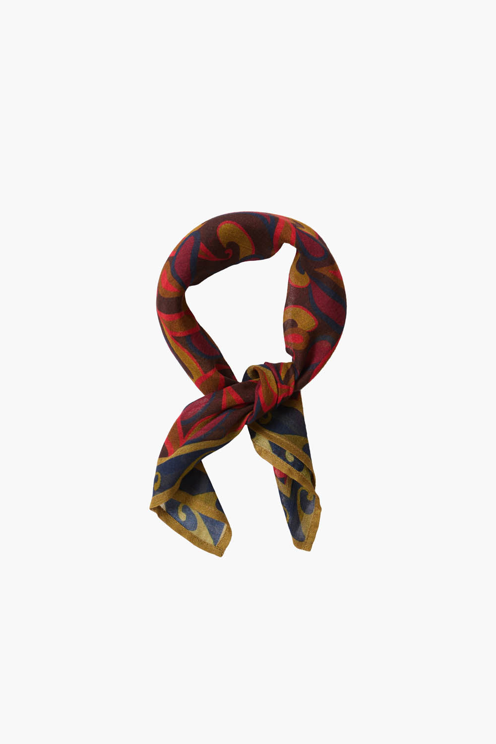 Paisley Bandana Chocolate