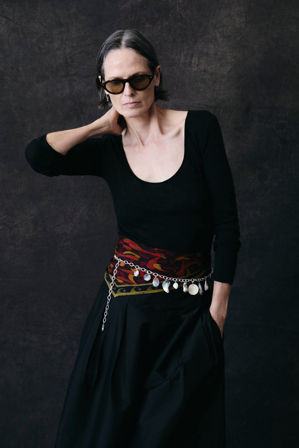 Paisley Bandana Chocolate