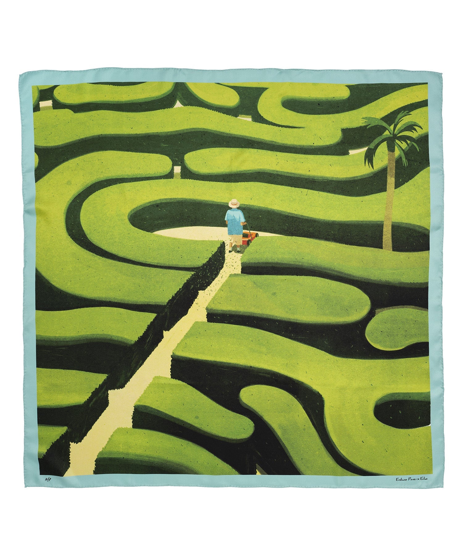 scarf designed by Emiliano Ponzi