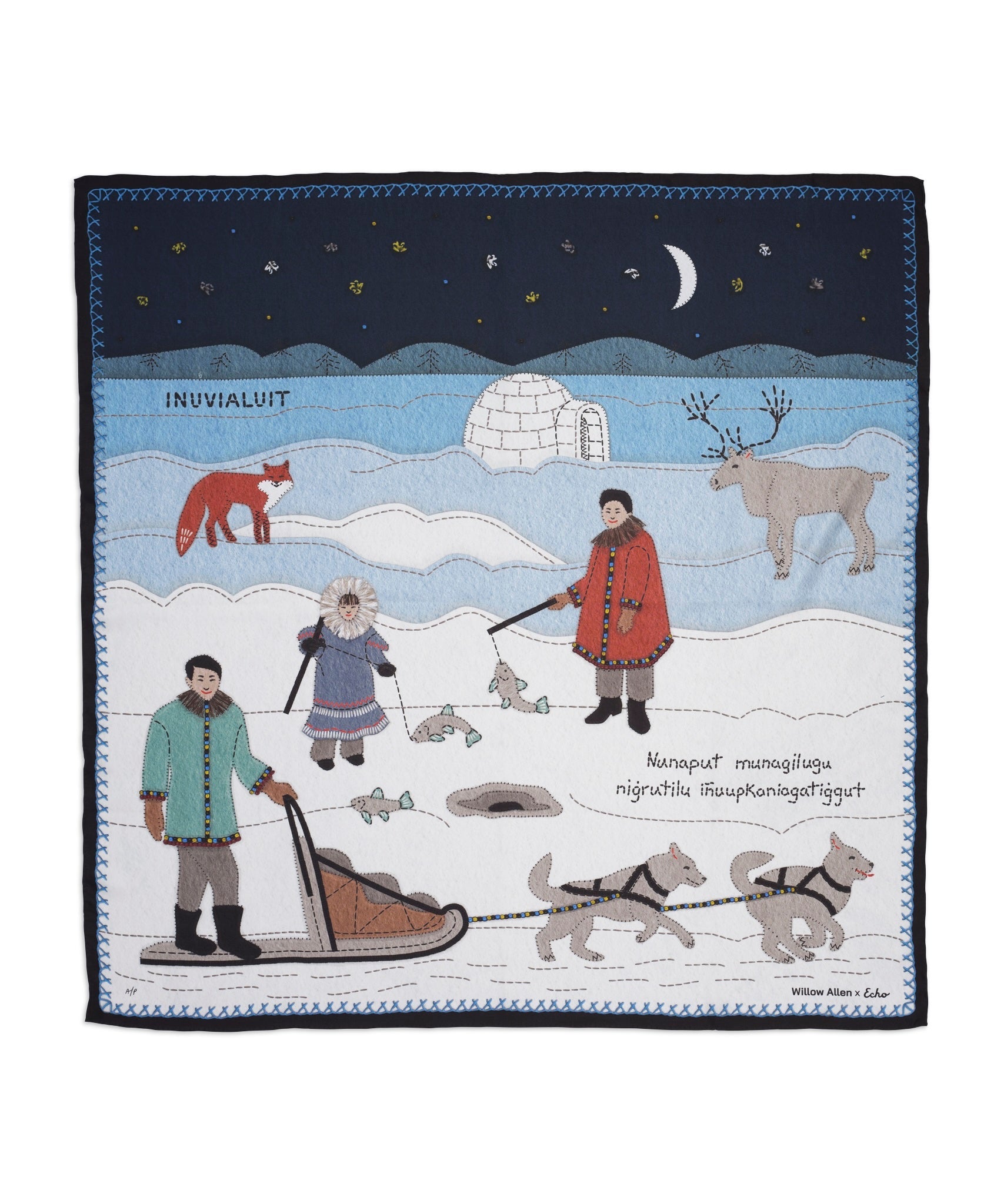 scarf designed by Willow Allen