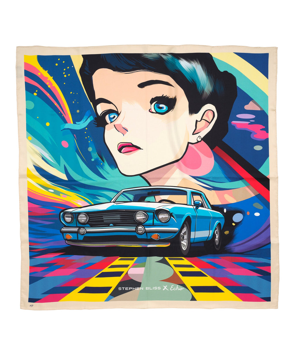 scarf designed by Stephen Bliss