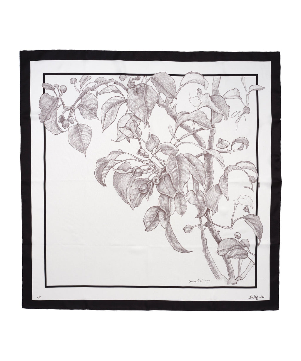 scarf designed by Lauren Ridloff