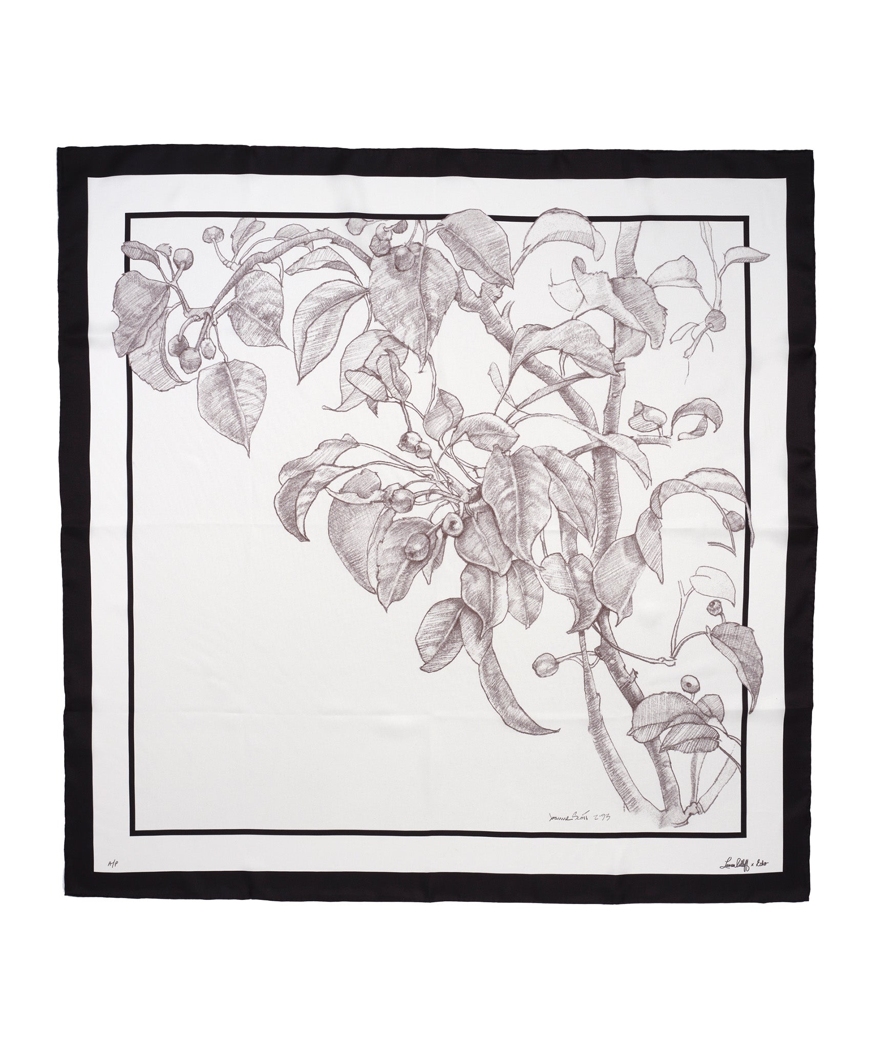 scarf designed by Lauren Ridloff