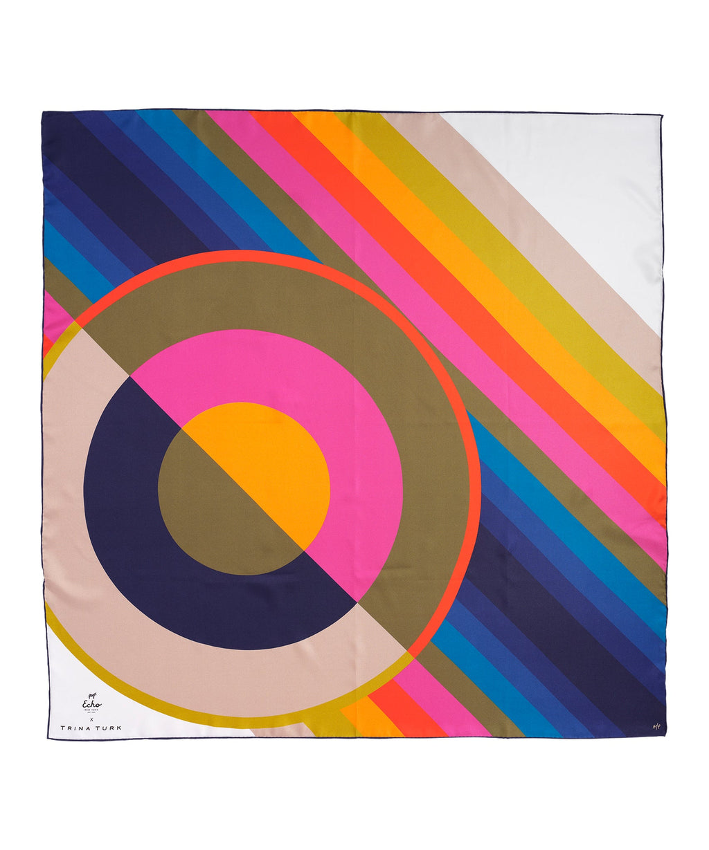 scarf designed by Trina Turk