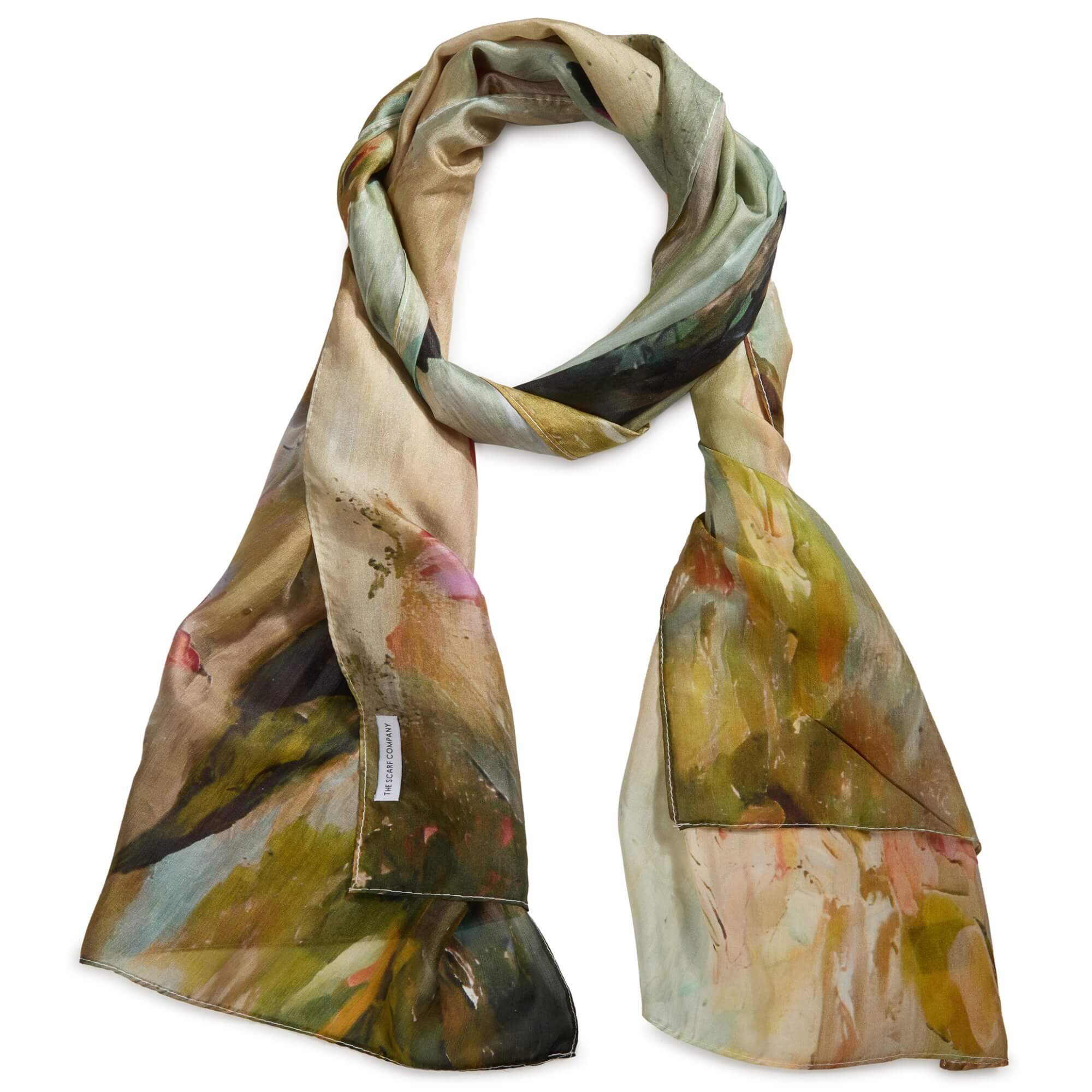 Opal Silk Scarf
