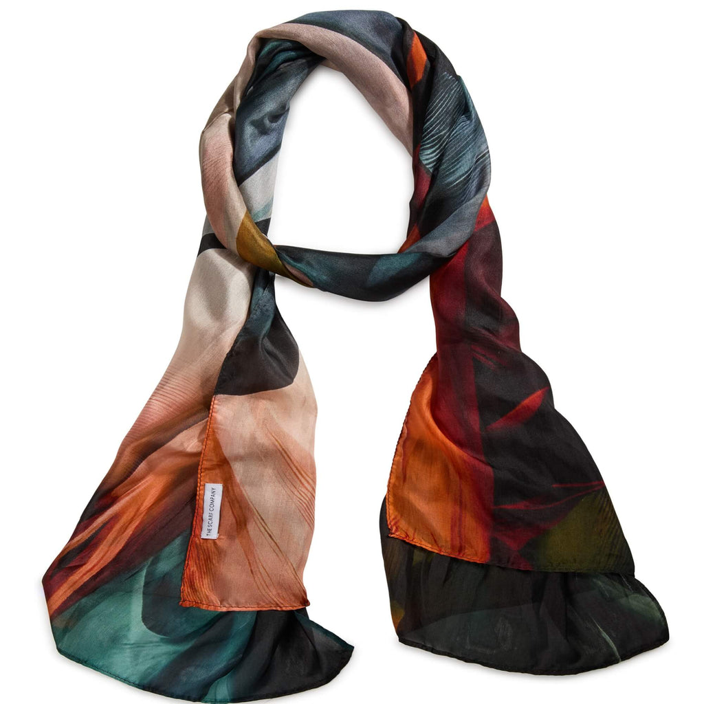 Poppy Silk Scarf